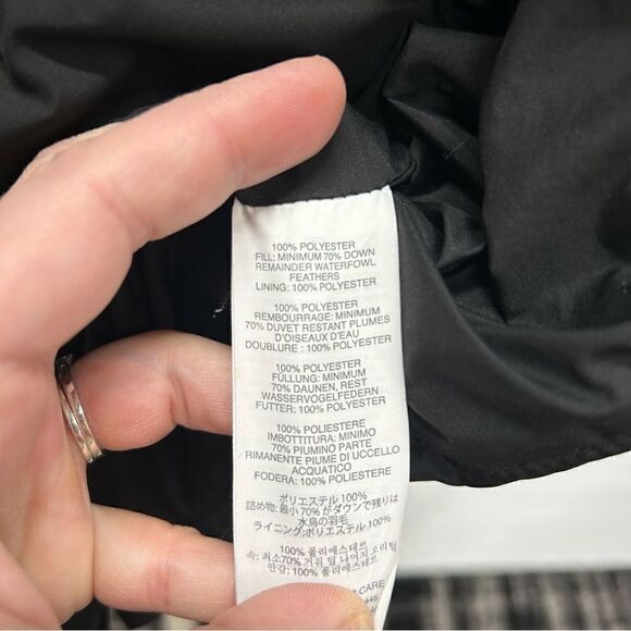 J. Crew black long puffer jacket, xs - Picture 7 of 8